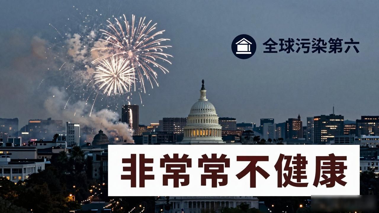 独立日烟花过后空气恶化 华盛顿发布“非常不健康”警报