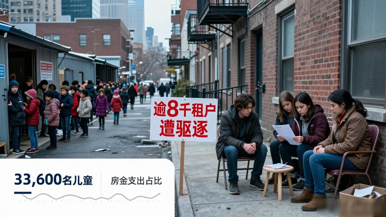 纽约市今年以来逾8千租户遭驱逐 可负担住房危机日益加剧