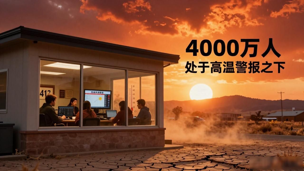 美国西部地区热穹达到峰值 4000万人处于高温警报之下__美国西部地区热穹达到峰值 4000万人处于高温警报之下