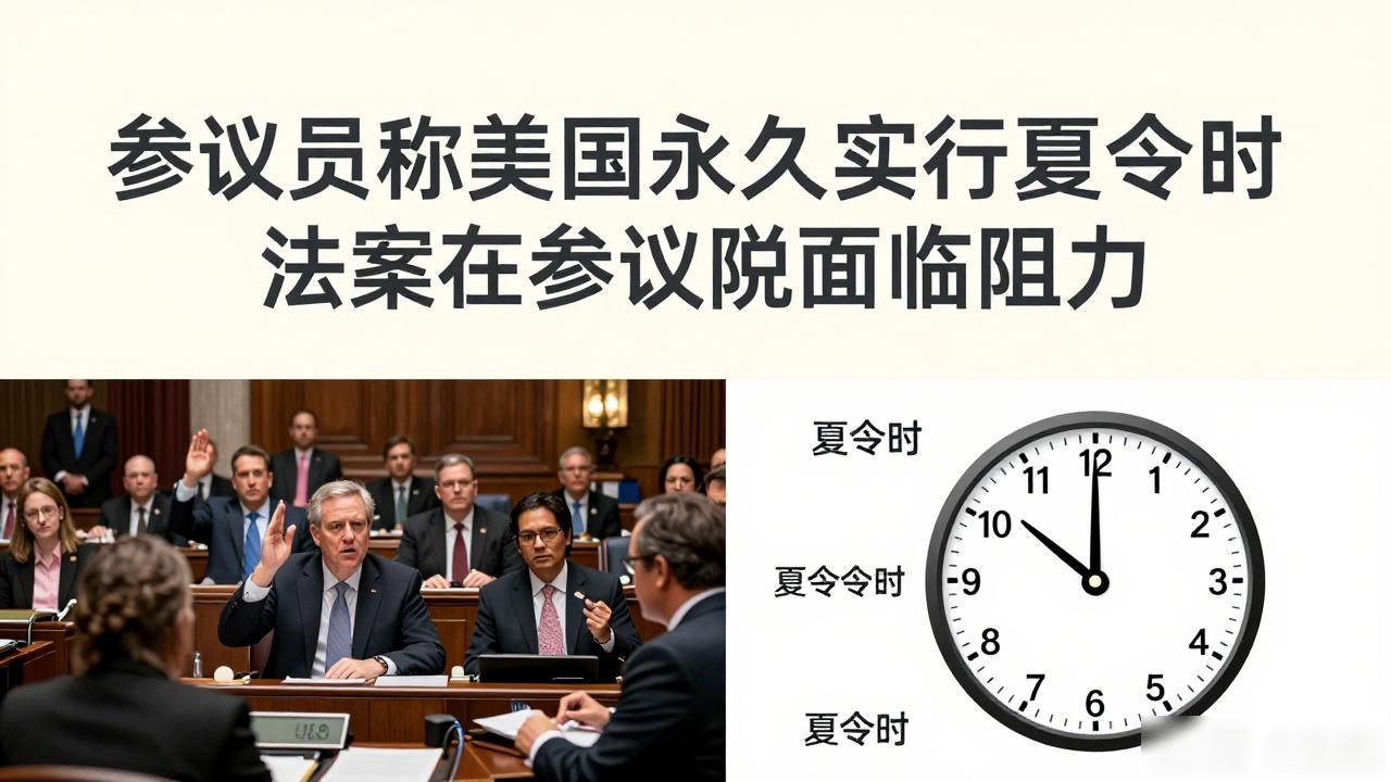 参议员称美国永久实行夏令时法案在参议院面临阻力_参议员称美国永久实行夏令时法案在参议院面临阻力_