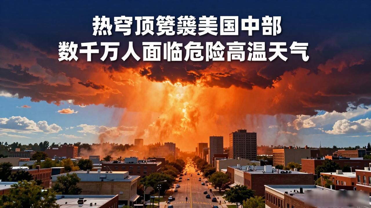 热穹顶笼罩美国中部 数千万人面临危险高温天气