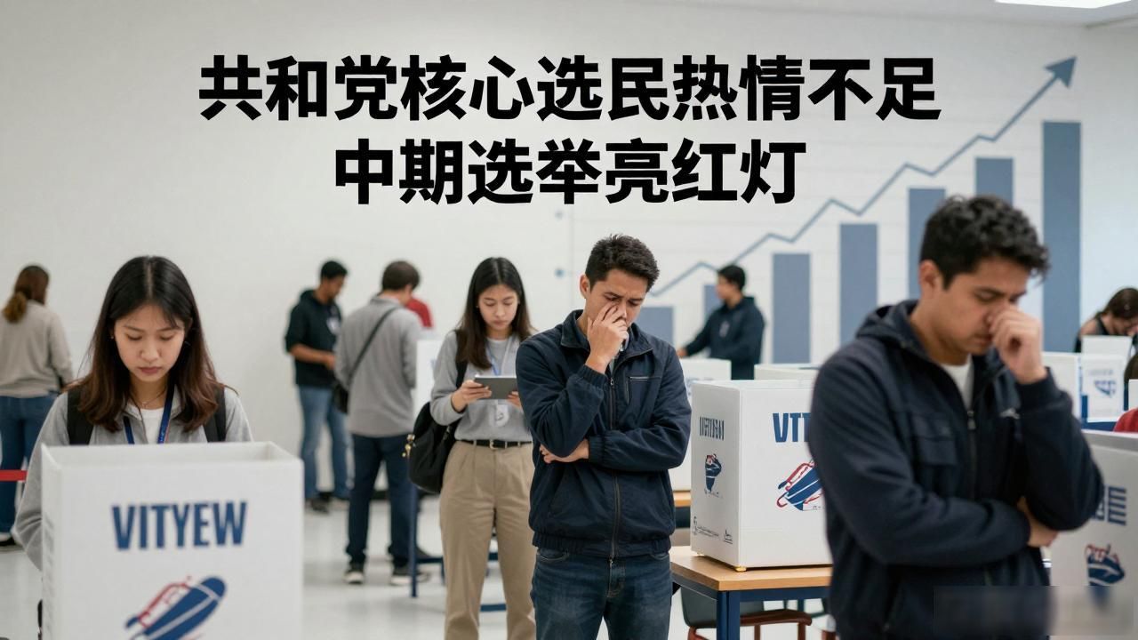 共和党核心选民热情不足 中期选举亮红灯
