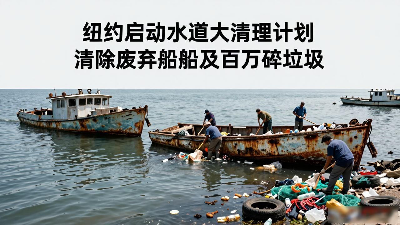 _纽约废弃船厂_废弃塑料垃圾怎么回收再利用
