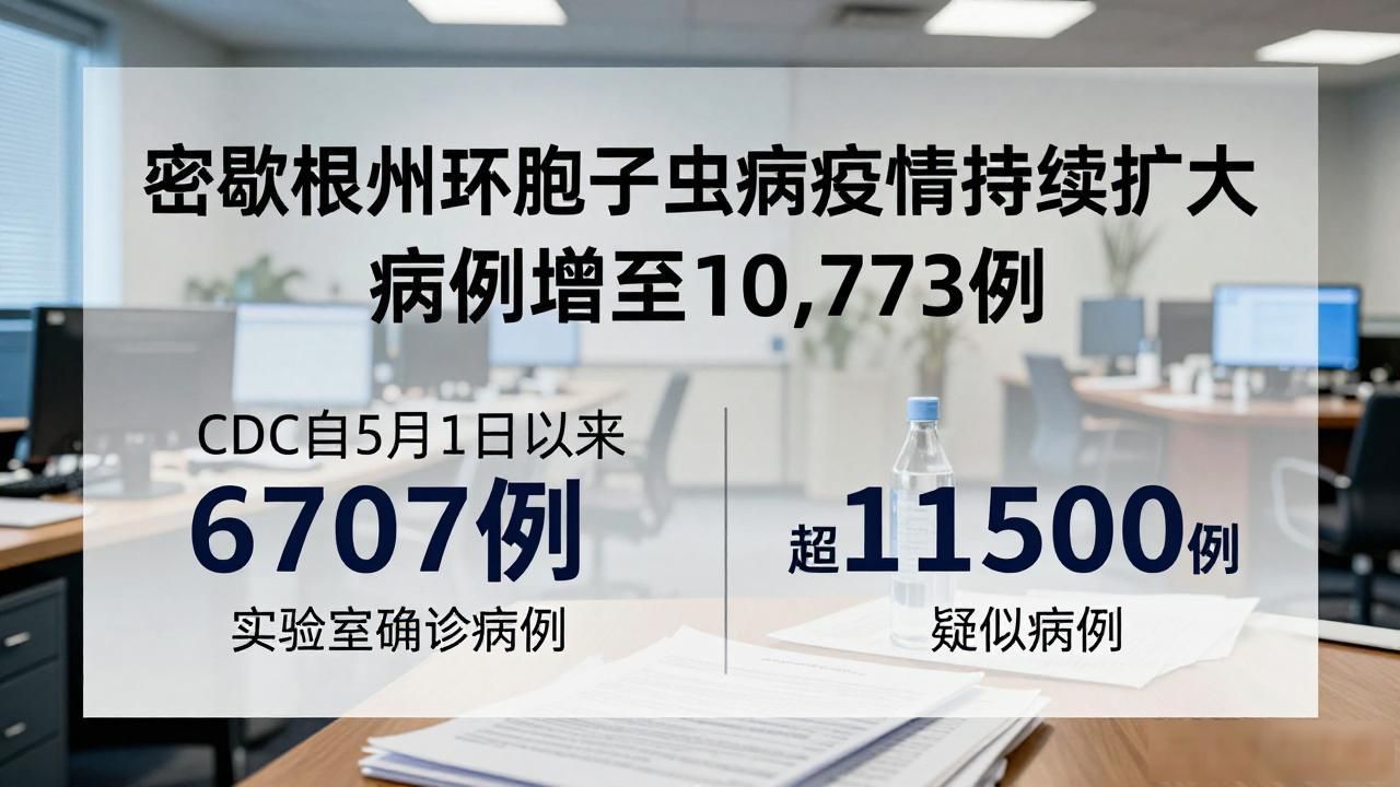 密歇根州环孢子虫病疫情持续扩大 病例增至10,773例