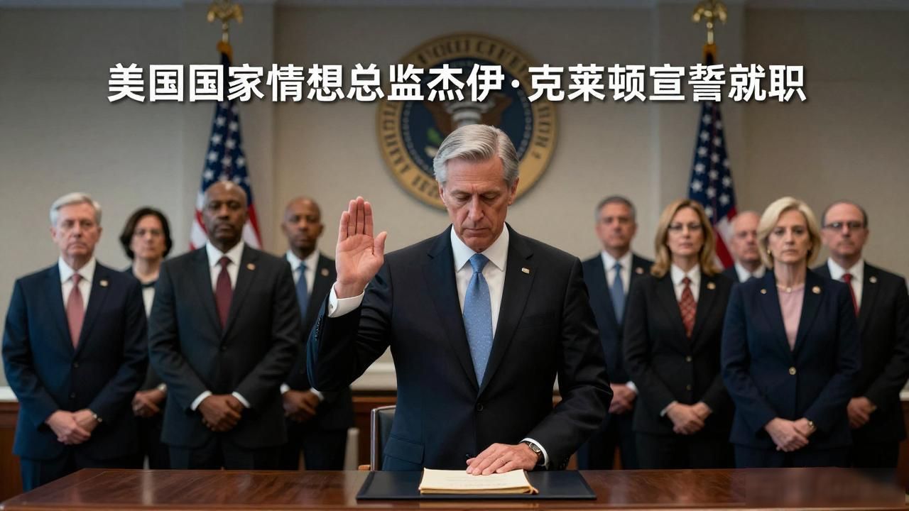 美国国家情报总监杰伊·克莱顿宣誓就职