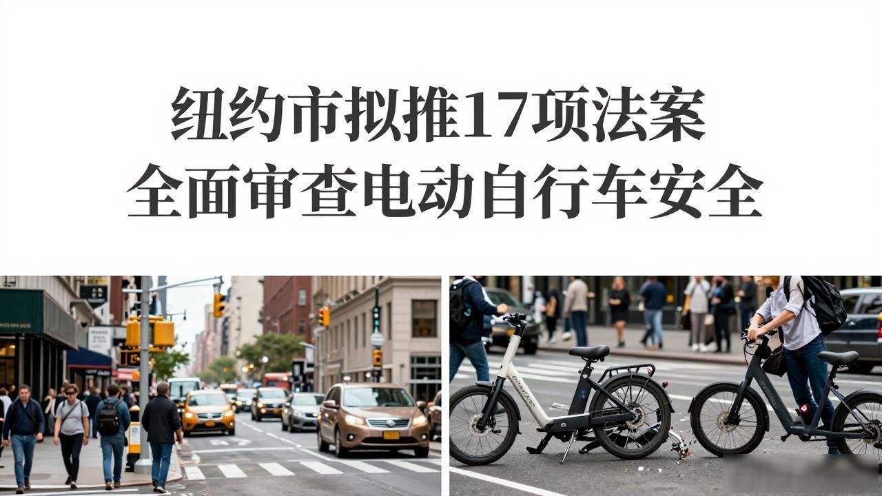 纽约市拟推17项法案 全面审查电动自行车安全_纽约市拟推17项法案 全面审查电动自行车安全_